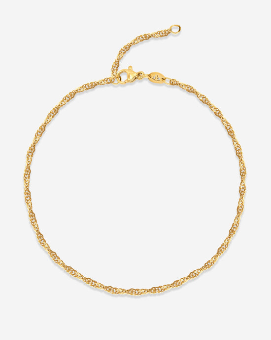 Slim Singapore Cavigliera Oro
