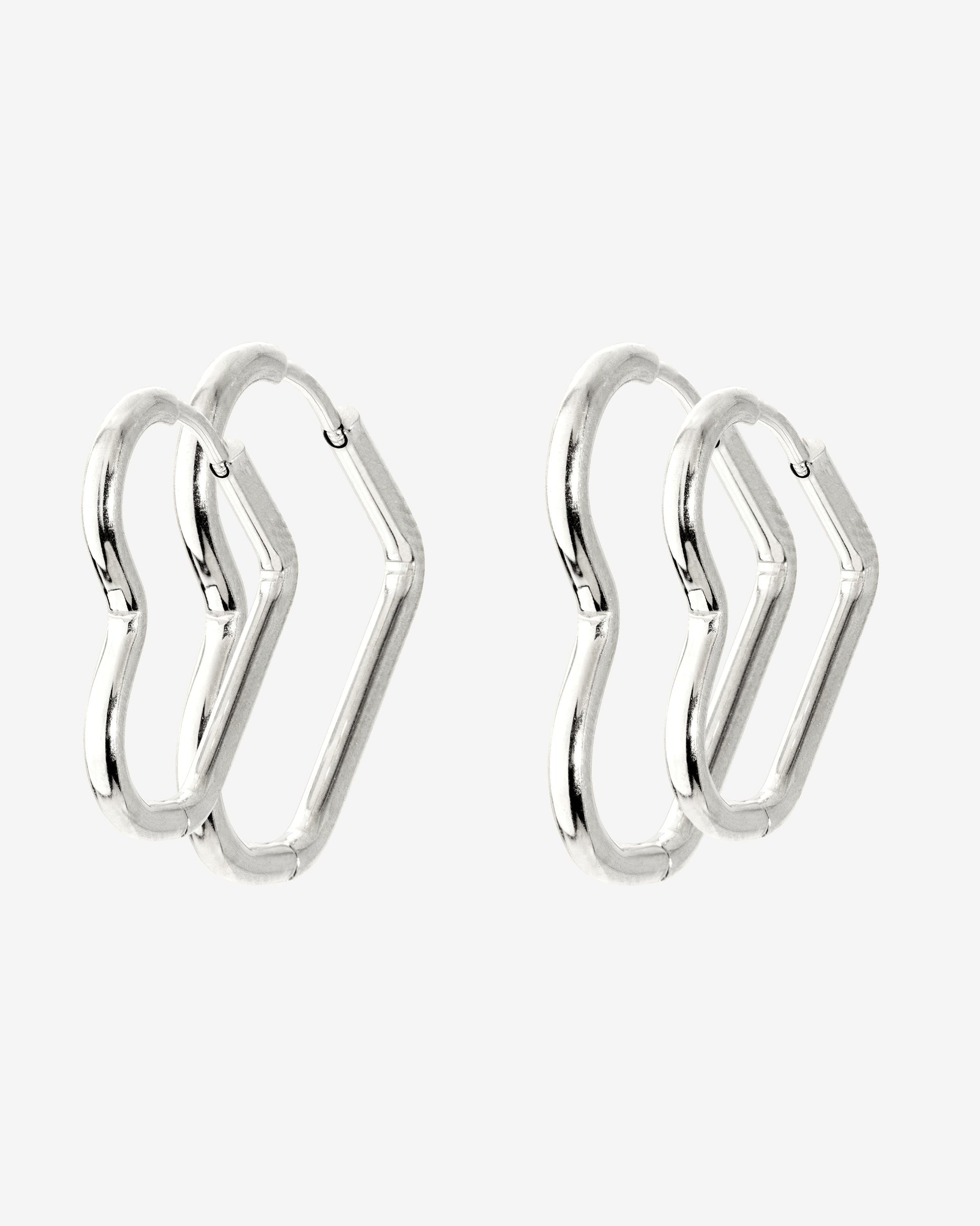Heartily Hoop Set Argento