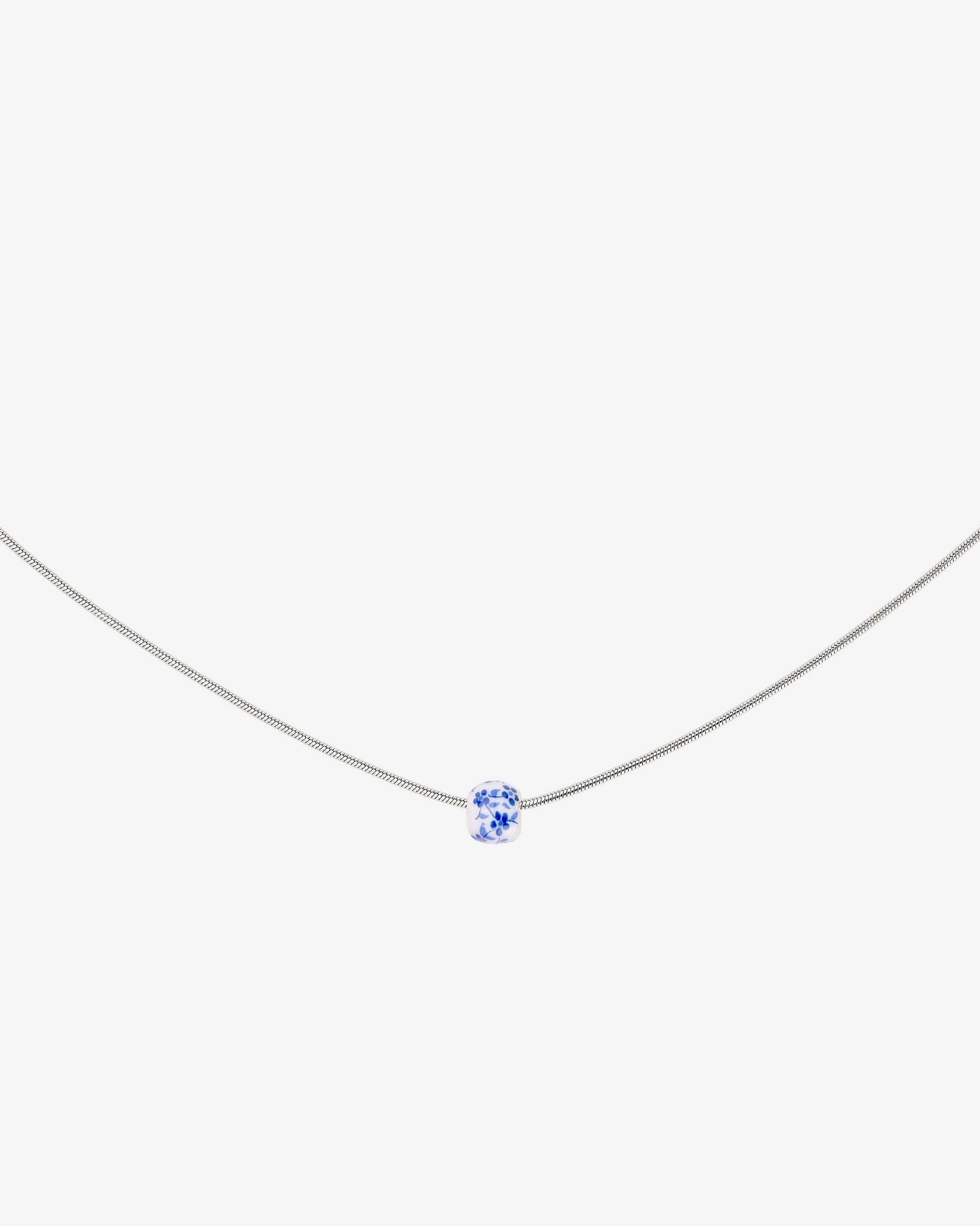 Flower Tile Collana Argento