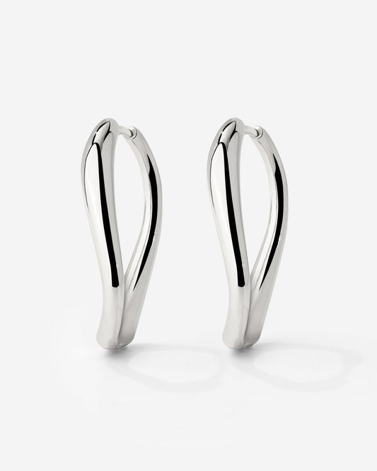 Timeless Oval Orecchini Argento