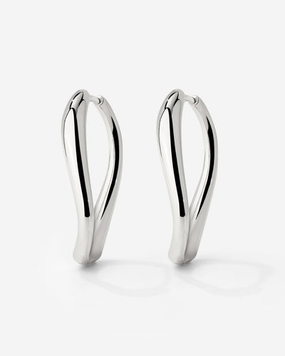 Timeless Oval Orecchini Argento