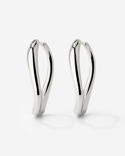 Timeless Oval Orecchini Argento