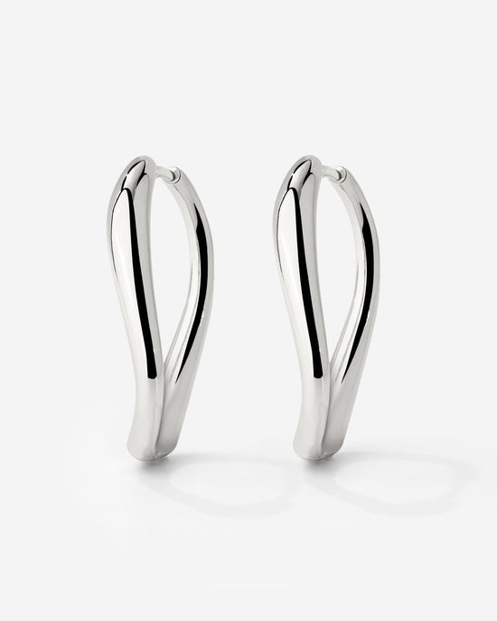 Timeless Oval Orecchini Argento