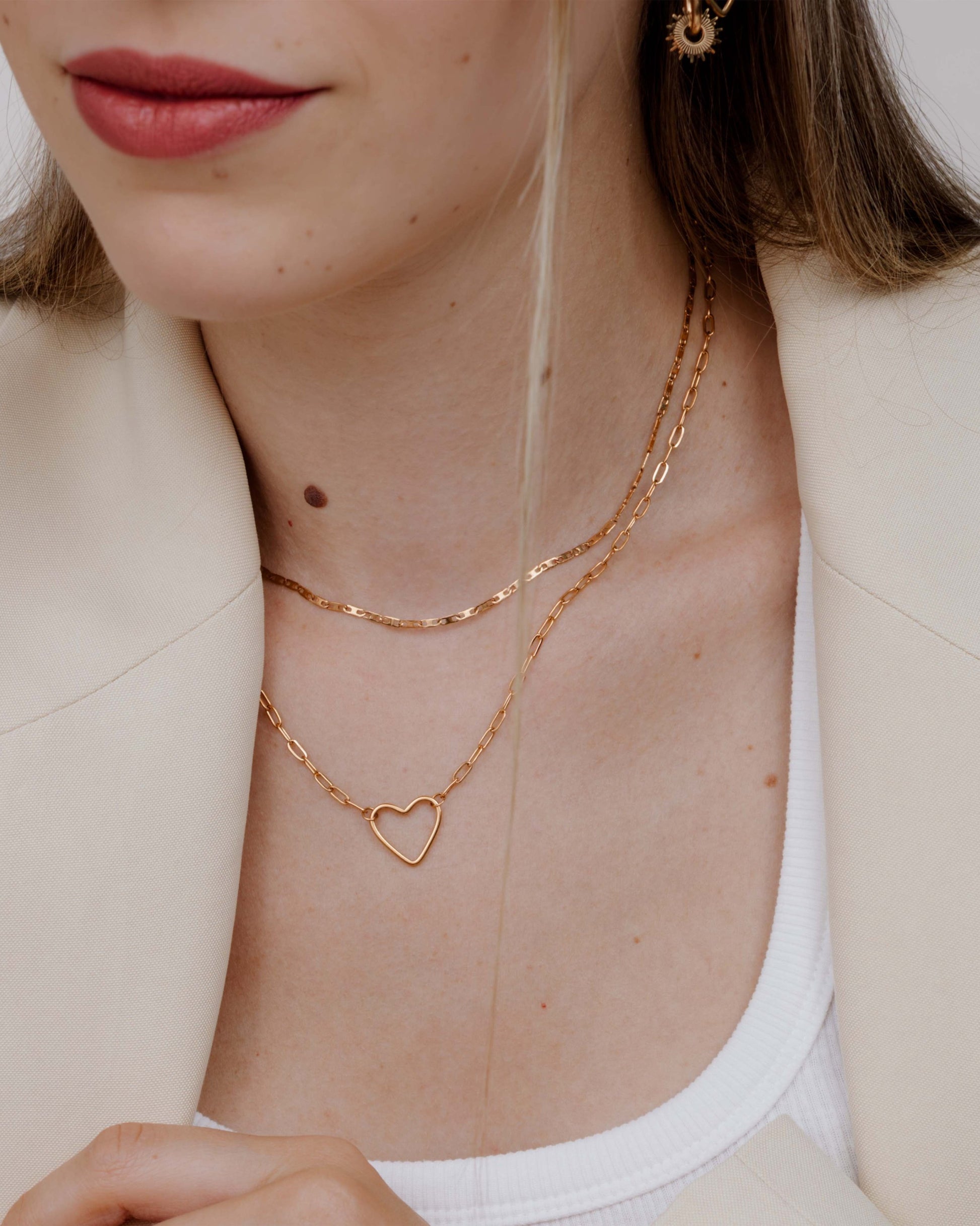 Loving Heart Collana Oro Rosa