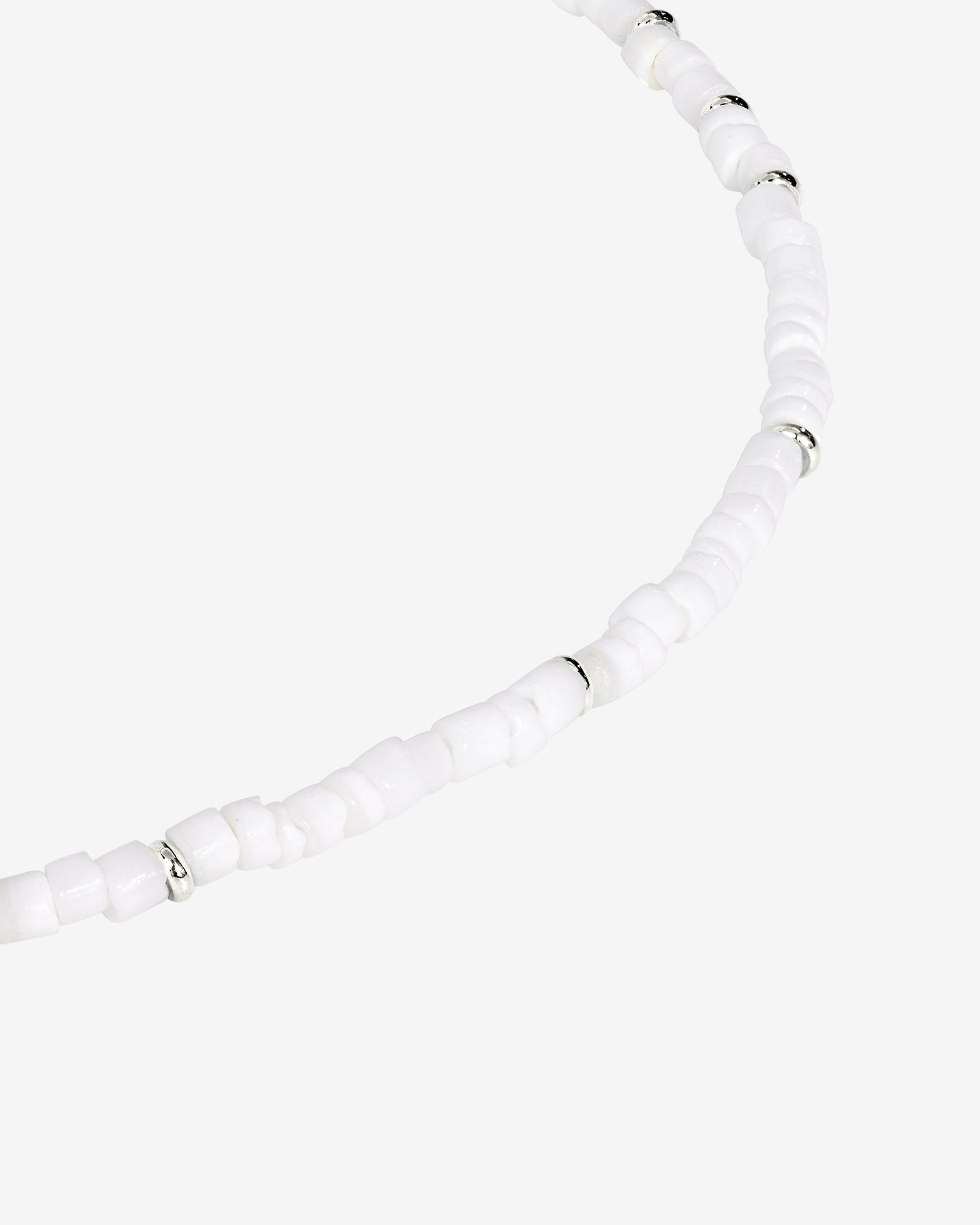Puka Shell Collana Argento
