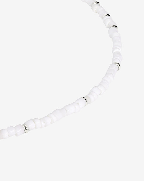 Puka Shell Collana Argento