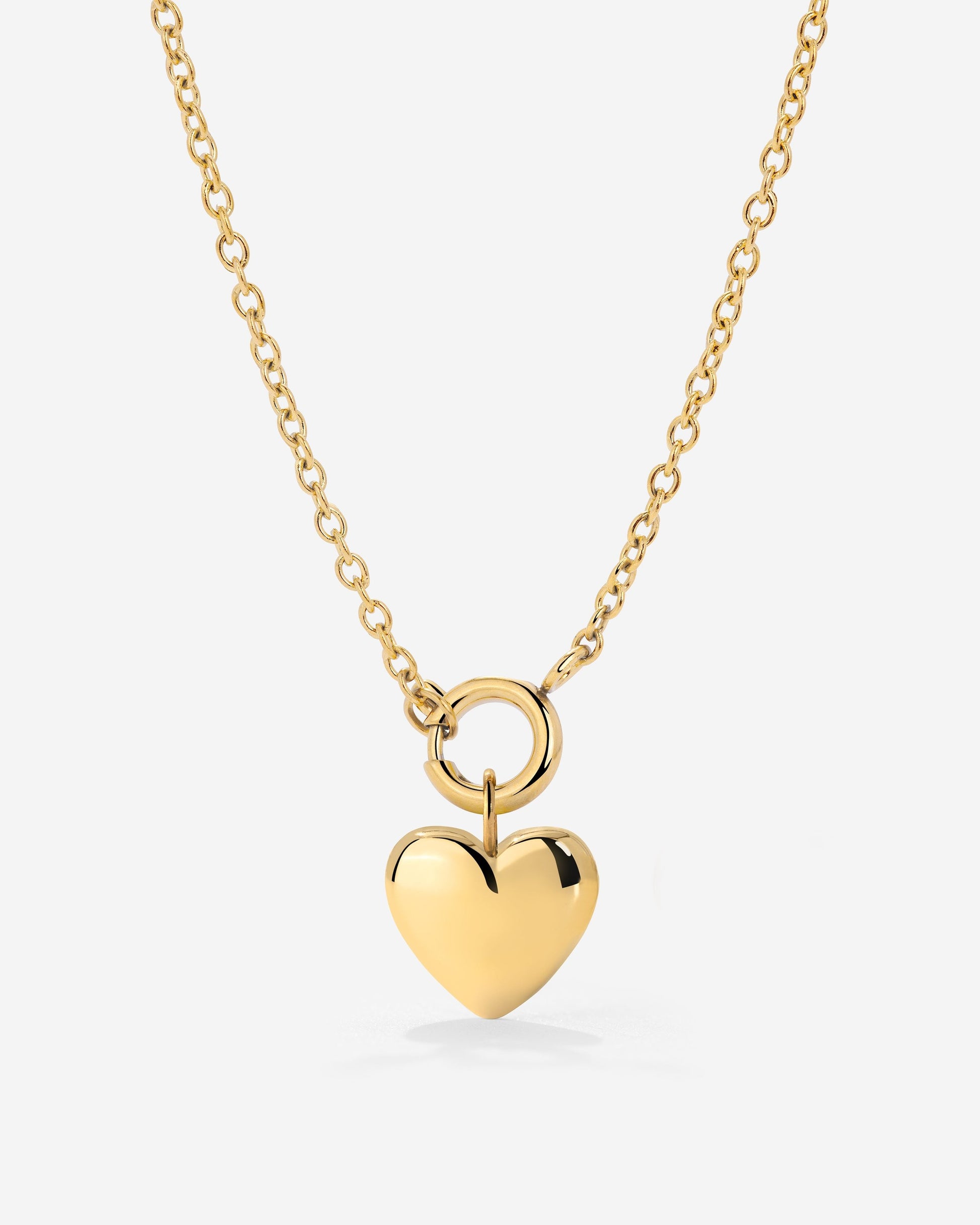 Lovely Heart Classic Chain Collana Set Oro