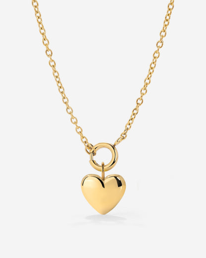 Lovely Heart Classic Chain Collana Set Oro