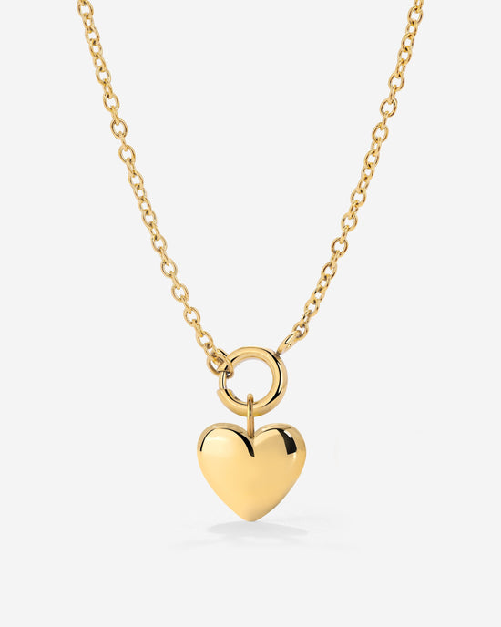 Lovely Heart Classic Chain Collana Set Oro