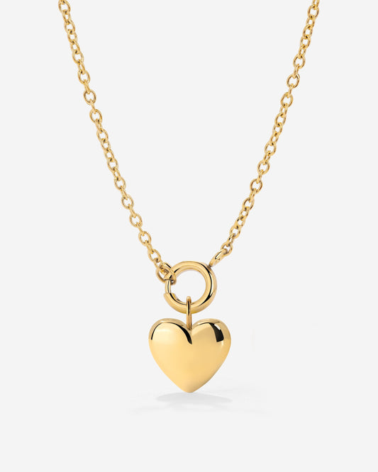Lovely Heart Classic Chain Collana Set Oro