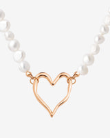 Melting Heart Pearl Collana Oro Rosa
