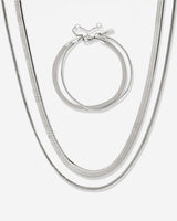 Snake Chain Bundle Argento