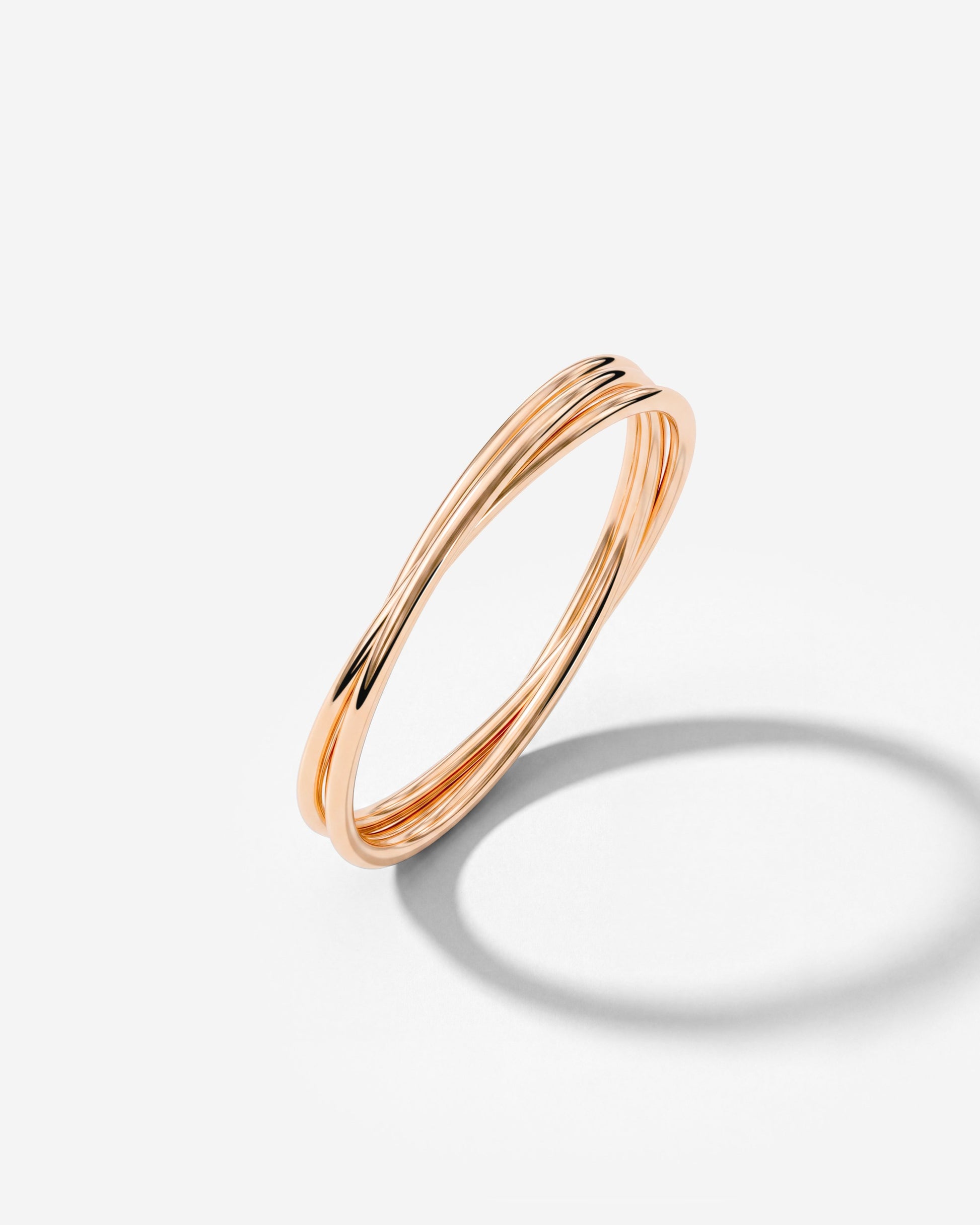 Tiny Trio Anello Oro Rosa