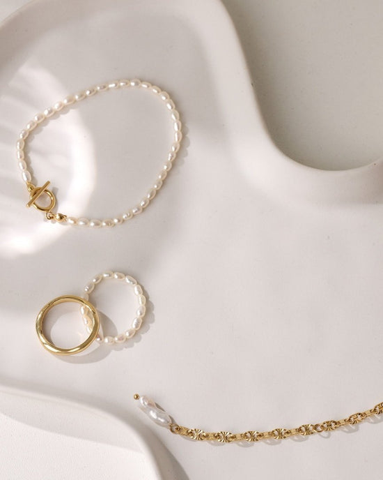 Lenis Loving Pearl Bracciale Oro