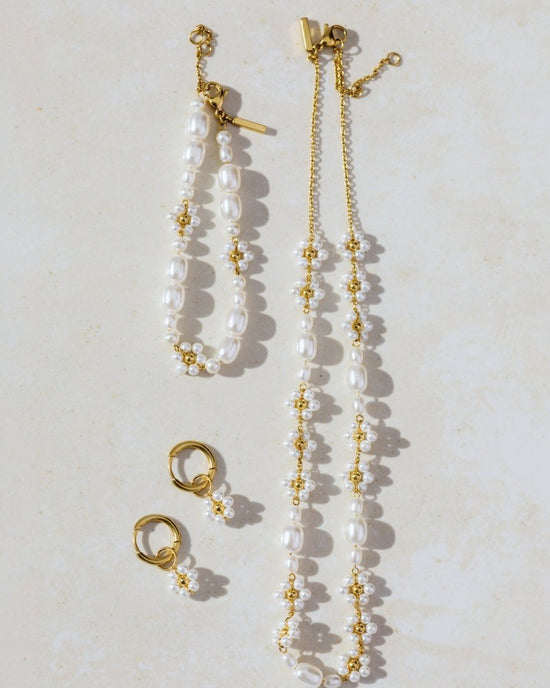 Daisy Hoop Set Small Oro