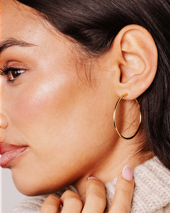 Maxi Hoops Oro