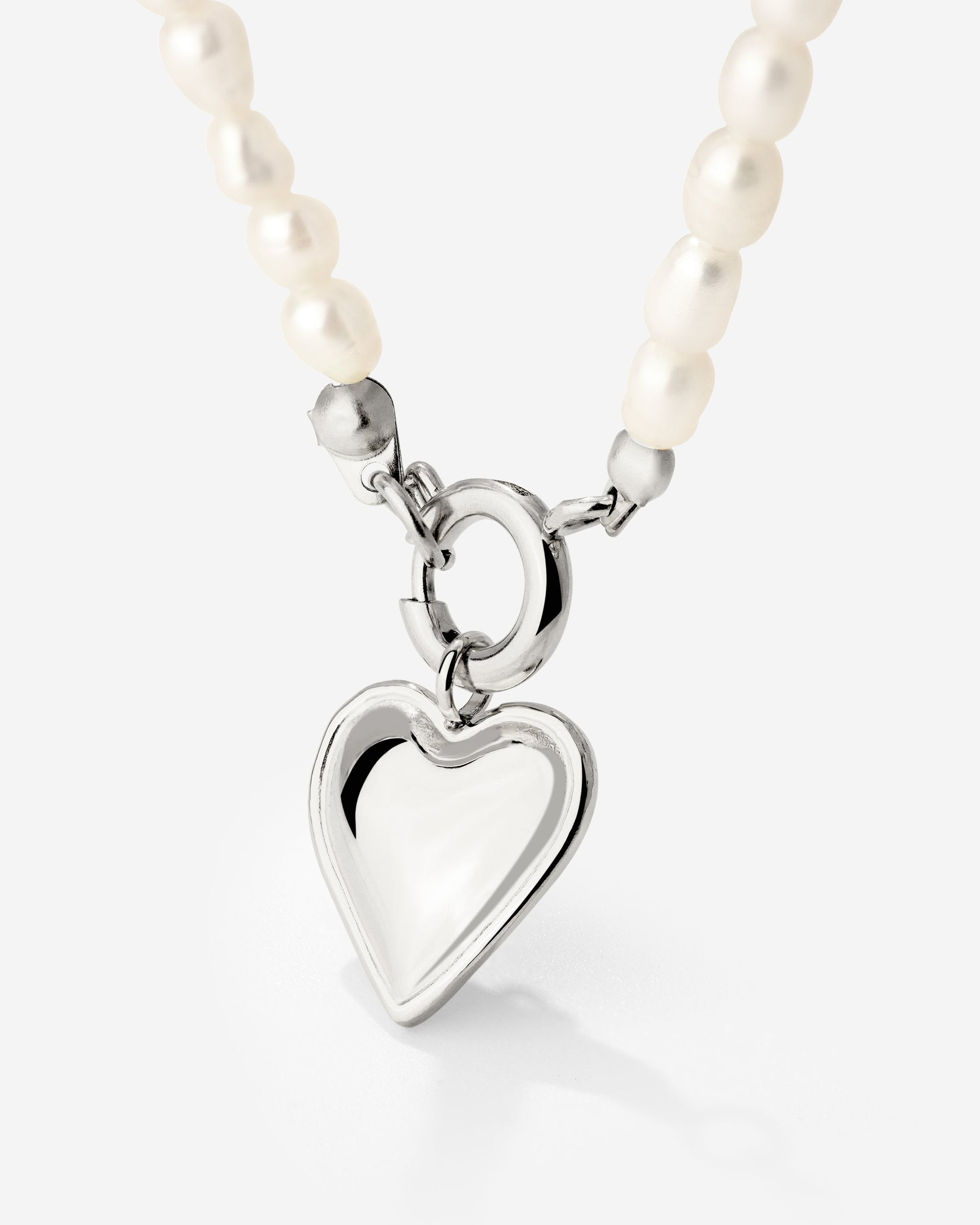 Heartie Pearly Collana Set Argento
