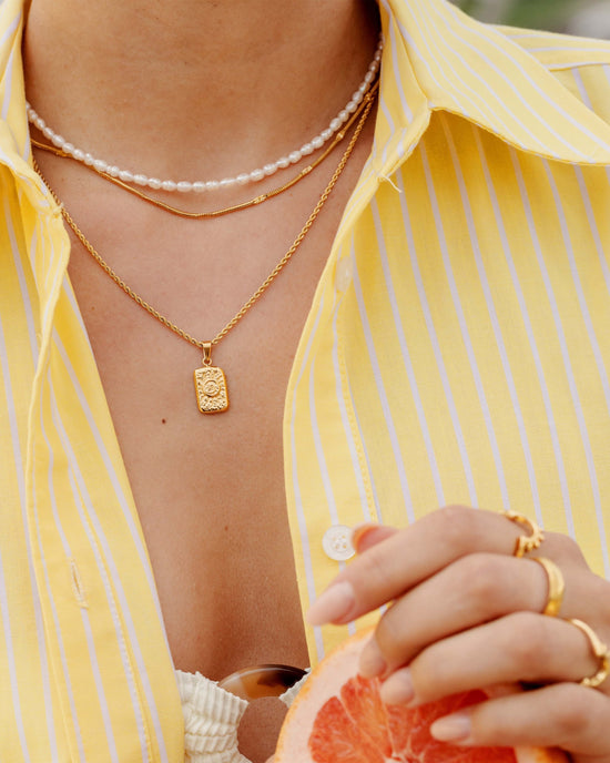 Sun Lover Pendant Collana Oro