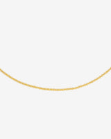 Criss Cross Chain Collana Oro