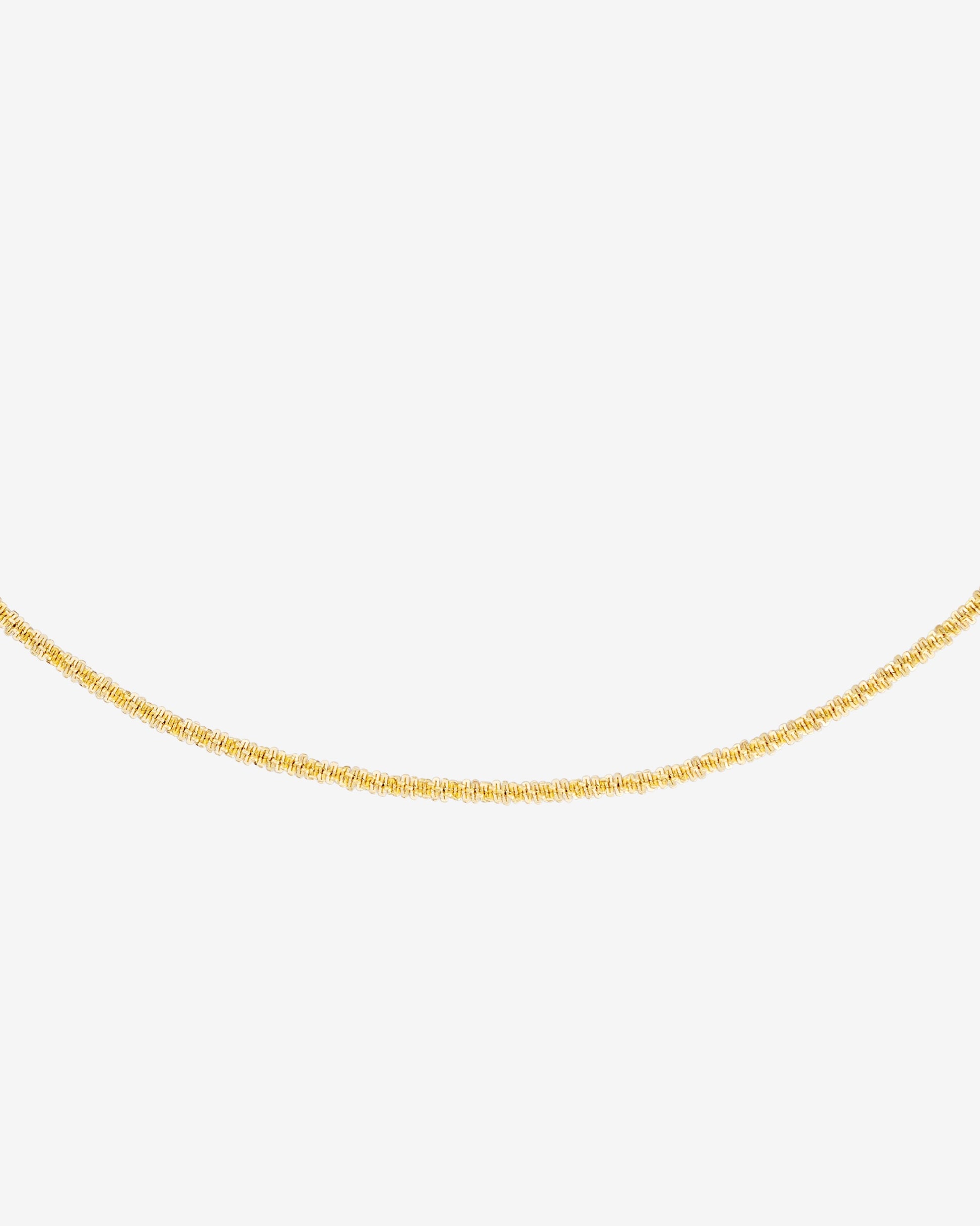 Criss Cross Chain Collana Oro