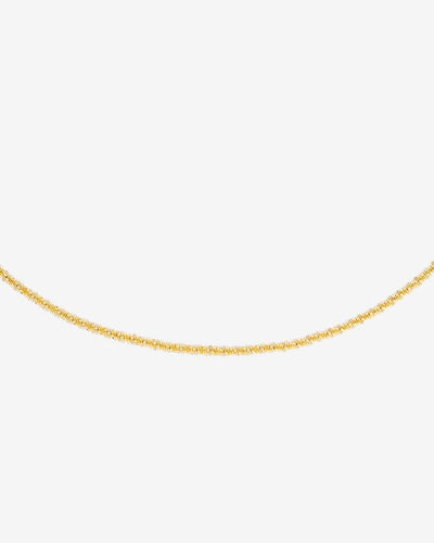 Criss Cross Chain Collana Oro