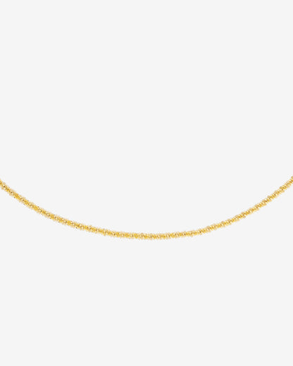 Criss Cross Chain Collana Oro