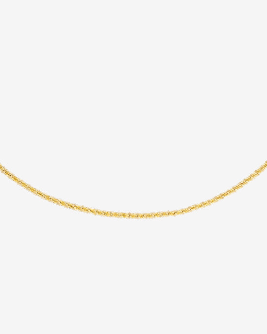 Criss Cross Chain Collana Oro