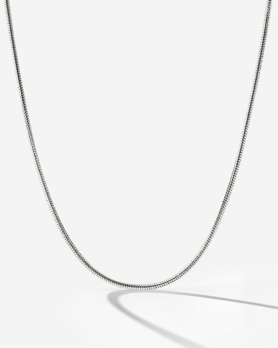 Slim Round Snake Collana