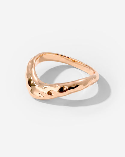 Hammered Serena Ring