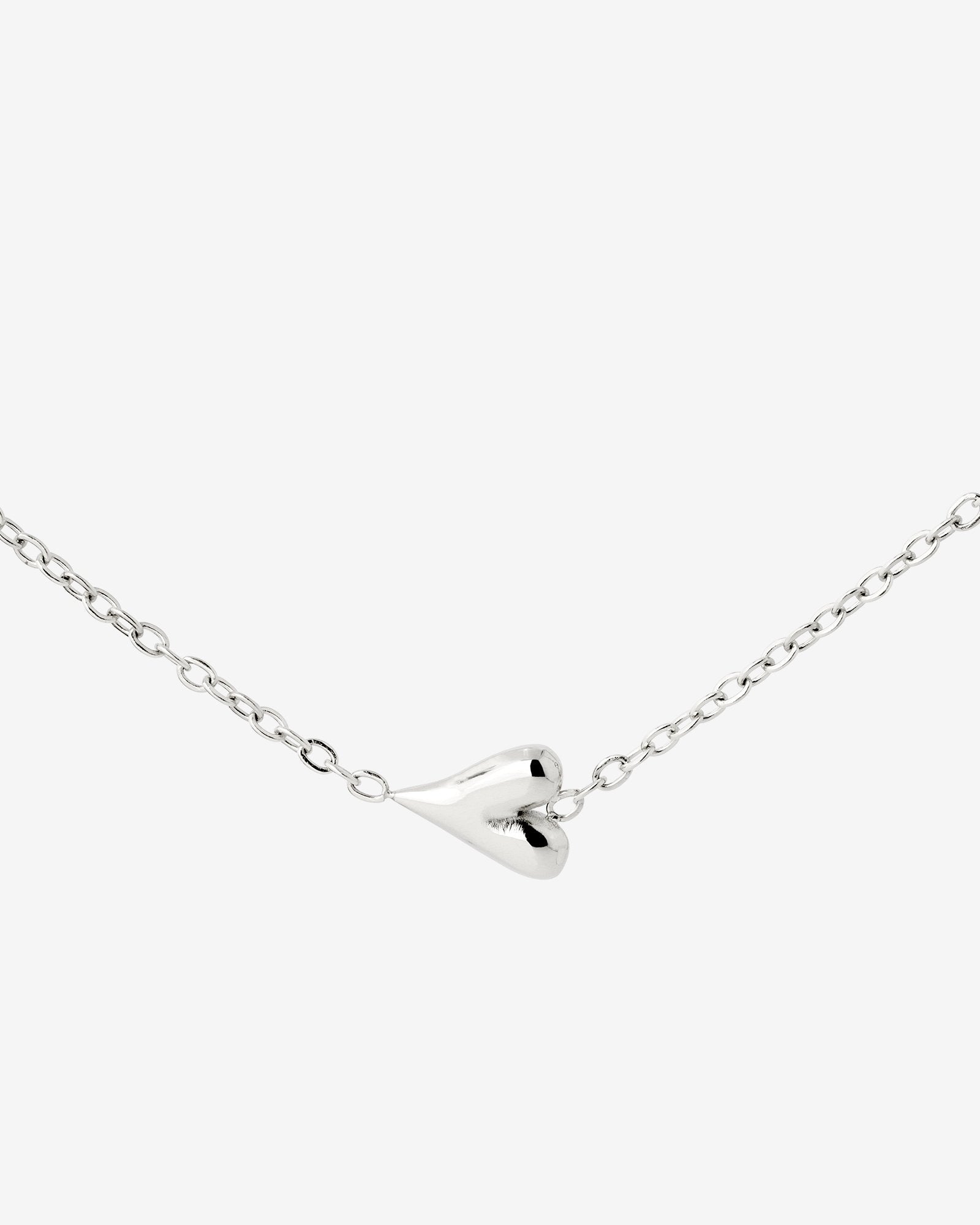 Flowy Heart Collana Argento