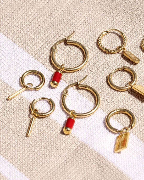 The Spine Hoop Set Baby Argento