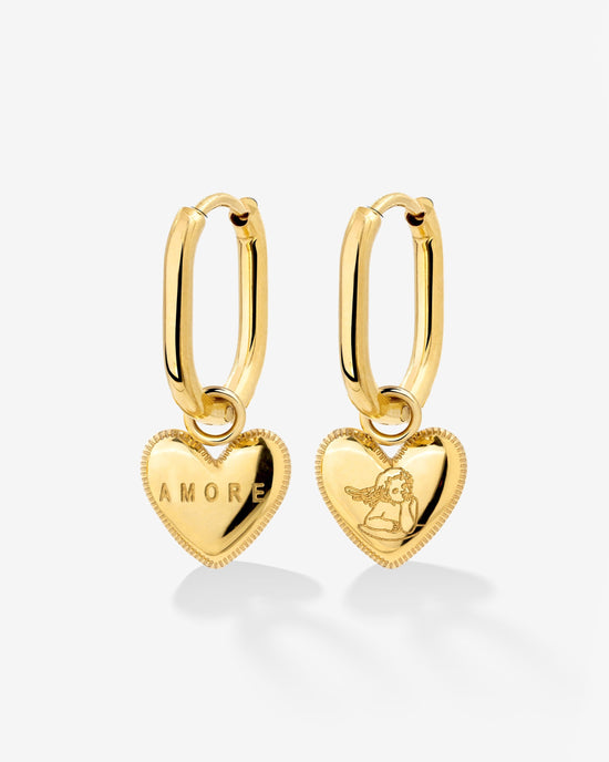Amore Mio Oval Hoop Set Baby Oro