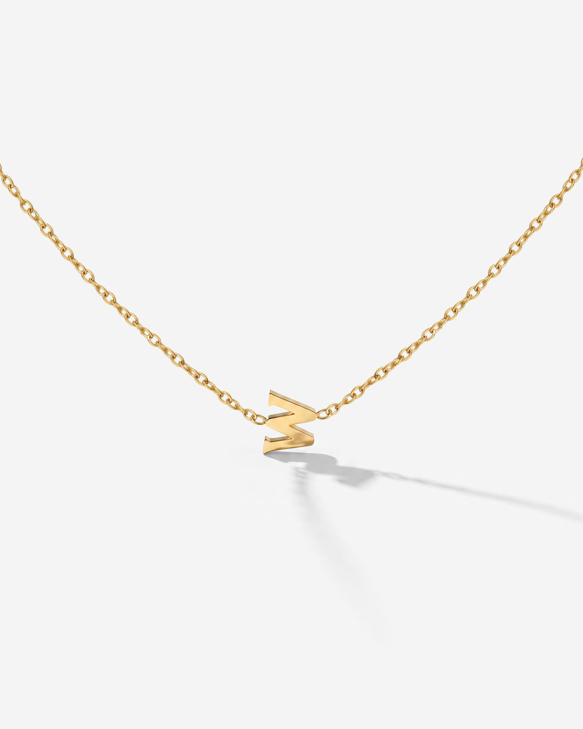 Tiny Letter Necklace