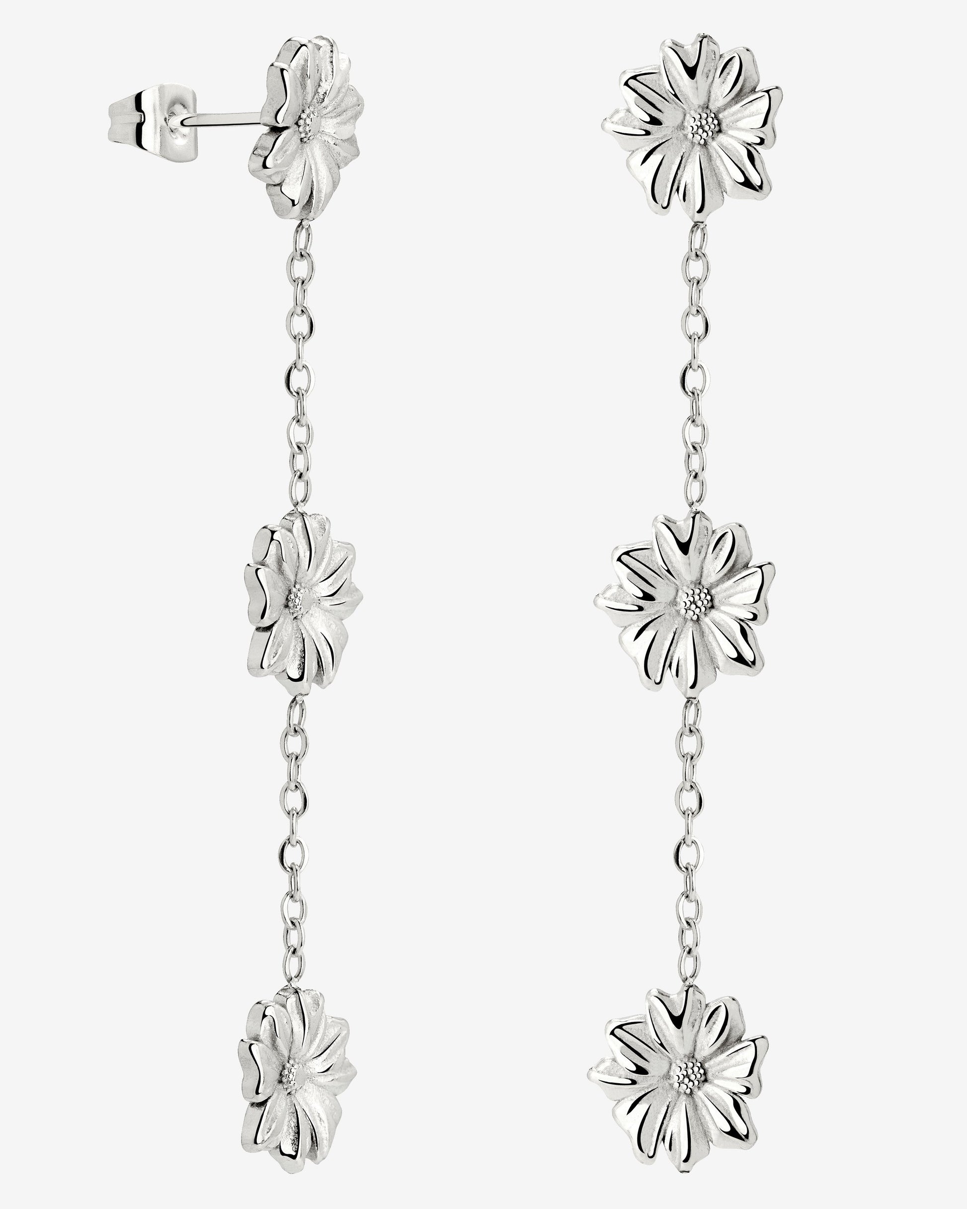 Petal Fall Orecchini Argento