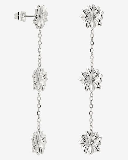 Petal Fall Orecchini Argento