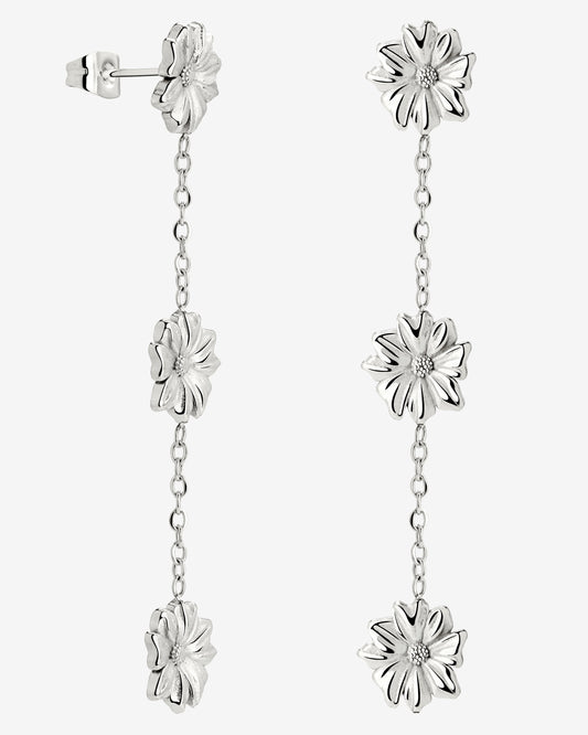 Petal Fall Orecchini Argento
