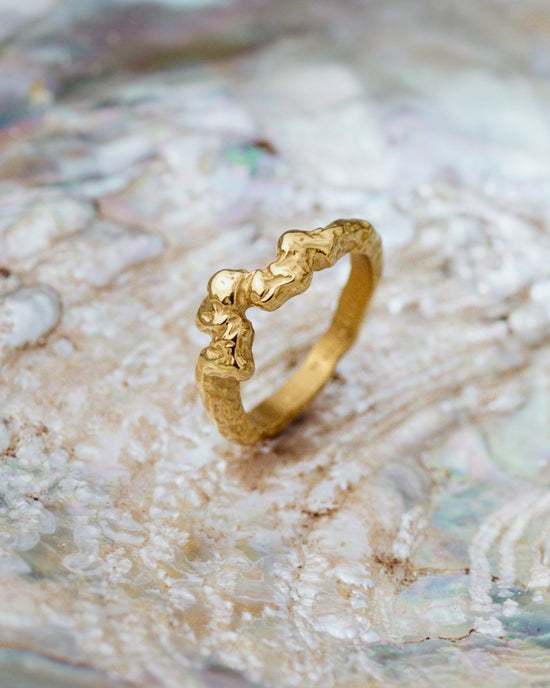Reef's Whisper Anello Oro Rosa