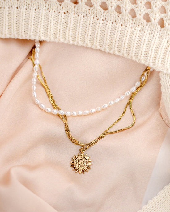 Sunny Swirl Collana Argento
