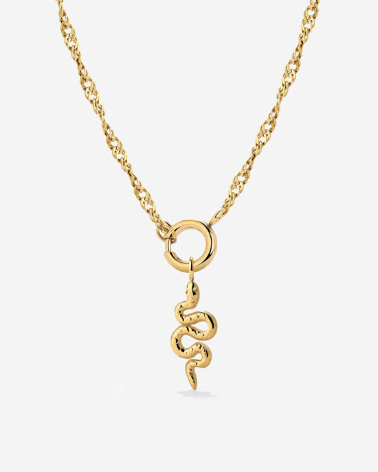 Serpent Singapore Chain Collana Set Oro
