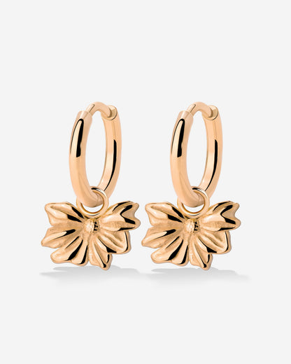 Eternal Bloom Hoop Set Small Oro Rosa