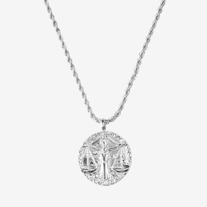 Zodiac Sign Collana Argento