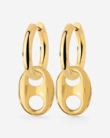 Chunky Gem Find Hoop Set Medium Oro