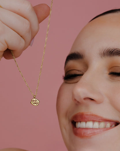 Cancer Bubble Collana Oro