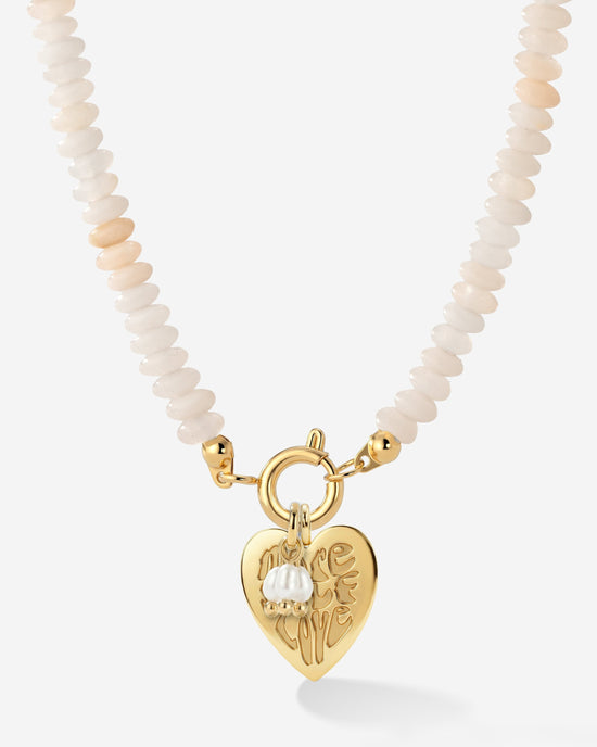 Blushstone Charm Collana Set