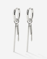 This and That Hoop Set Small Argento