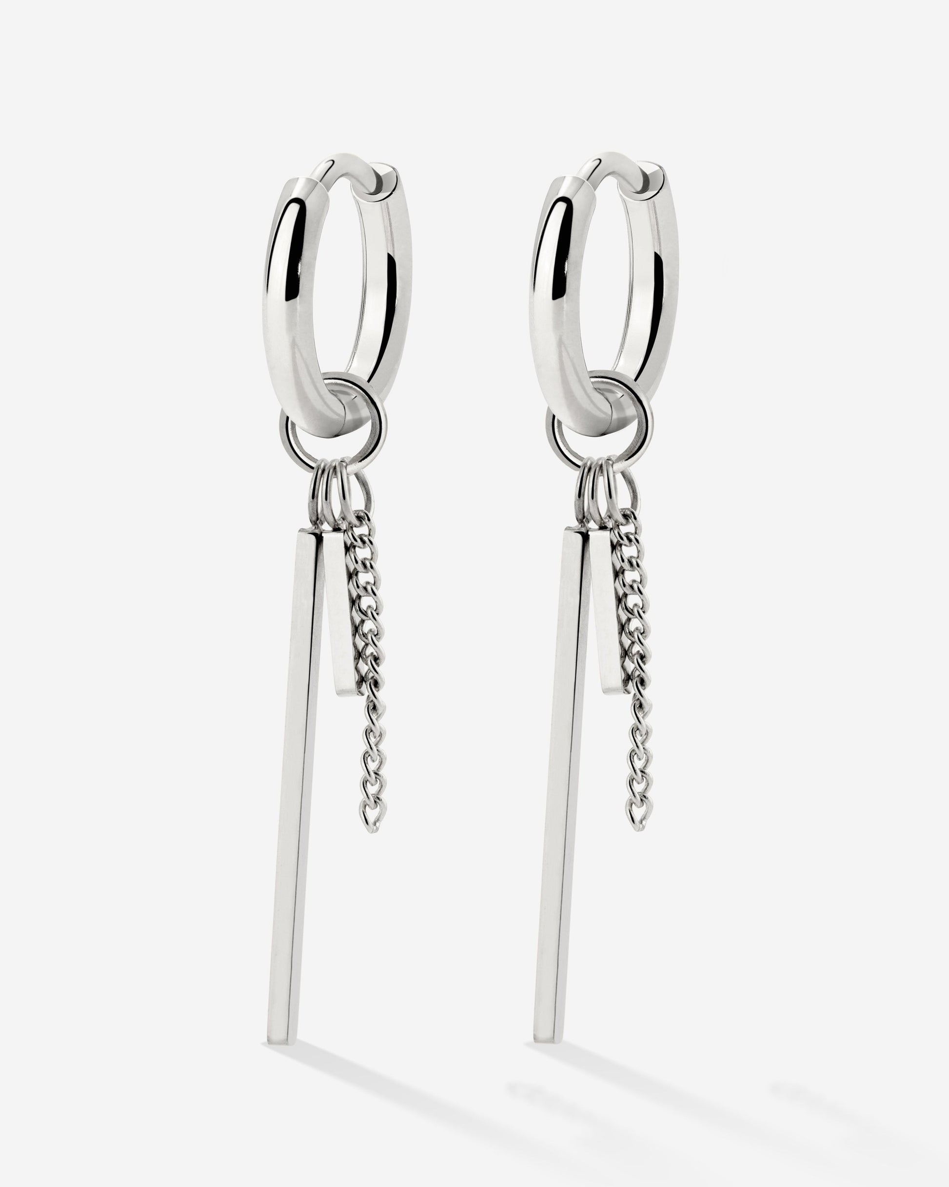 This and That Hoop Set Small Argento