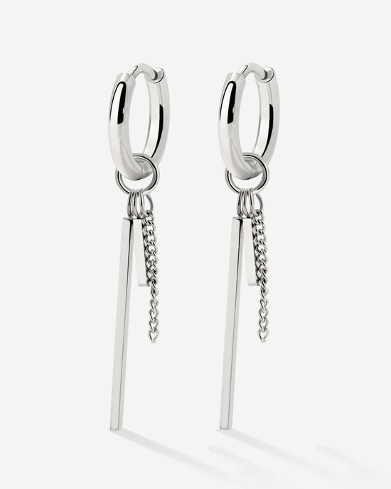 This and That Hoop Set Small Argento