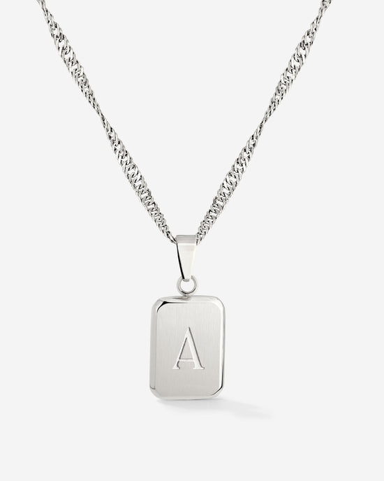 Letter Collana Argento