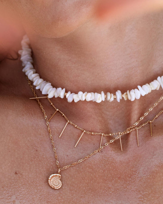 By the Beach Choker Oro Rosa