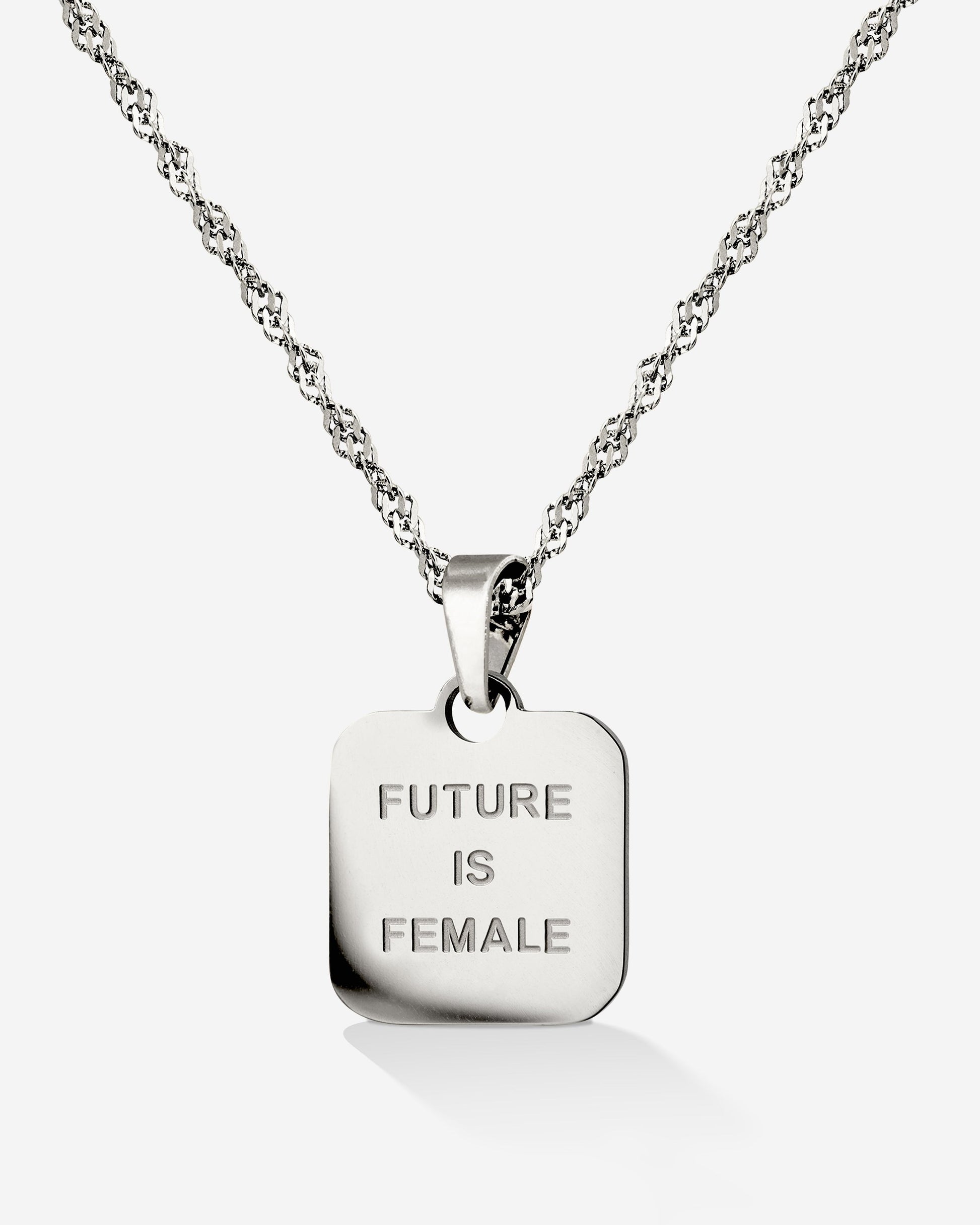 Future is female Collana Argento